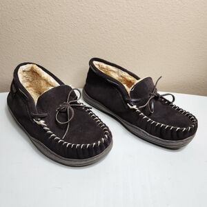 Guide Gear Mens Brown Wool Fur Lined Chukka Mocs-Size 10M